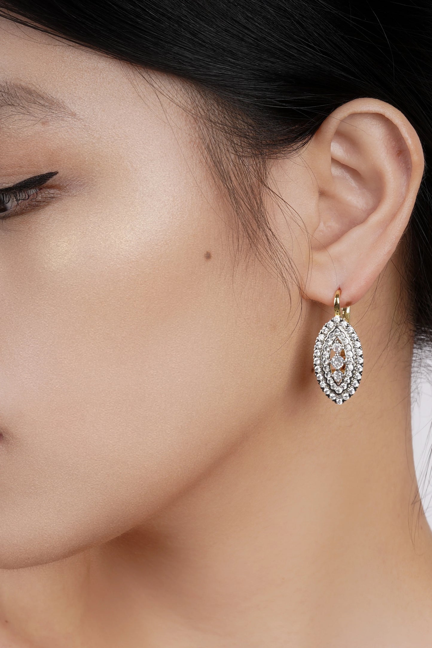 Zenat Evil Eye Earrings & Ring Set – 14K Gold