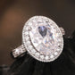 Zenat Colorful Green Cubic Zirconia Rings