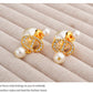 Zenat Elegant Pearl Earrings – Sweet Daily & Party Wear