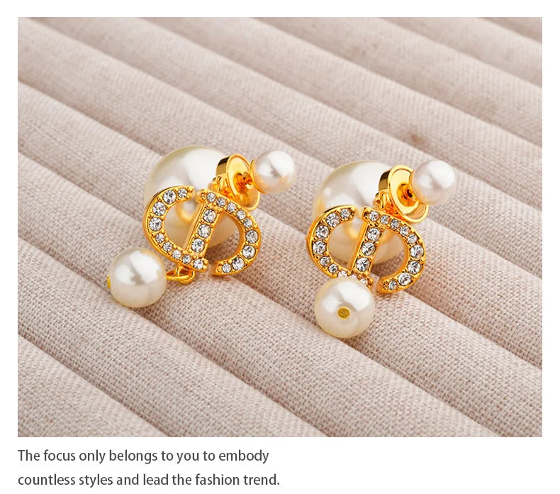 Zenat Elegant Pearl Earrings – Sweet Daily & Party Wear