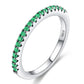 Fashion Luxury Multicolor Charm Zircon Wedding Rings for Women Round Square Stone Party Ring Jewelry