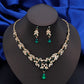 Fashion Choker Necklace Sets for Women Bridal Jewelry Sets Party Prom Wedding Earrings Costume Accessories