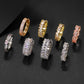 Fashion Luxury Cubic Zirconia Engagement Rings for Women Marquise Crystal Wedding Ring Party Jewelry Gift