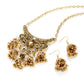 Zenat Luxury Retro Ethnic Carved Jhumka Set