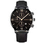 Zenat Geneva Wristwatch Alloy Case Leather