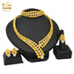 Zenat Luxury Indian style Jewelry Sets 24K Golden