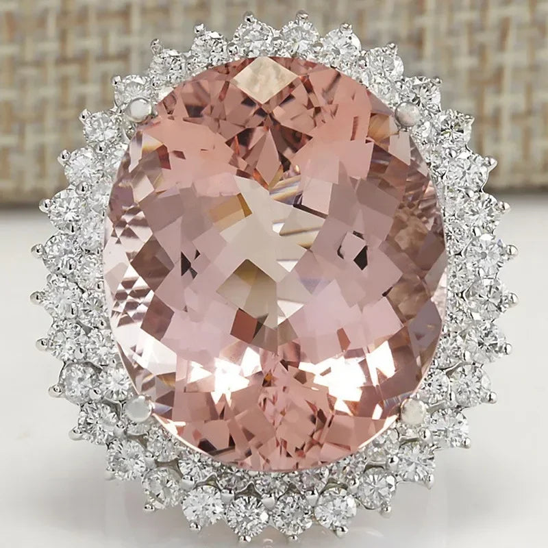 Zenat Sparkling Crystal Zircon Women's Ring