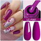 Zenat Bright Red Sparkling Glitter Gel Nail Polish