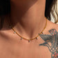 Zenat Tassel 18k Gold Plated Stainless Steel Tarnish Free