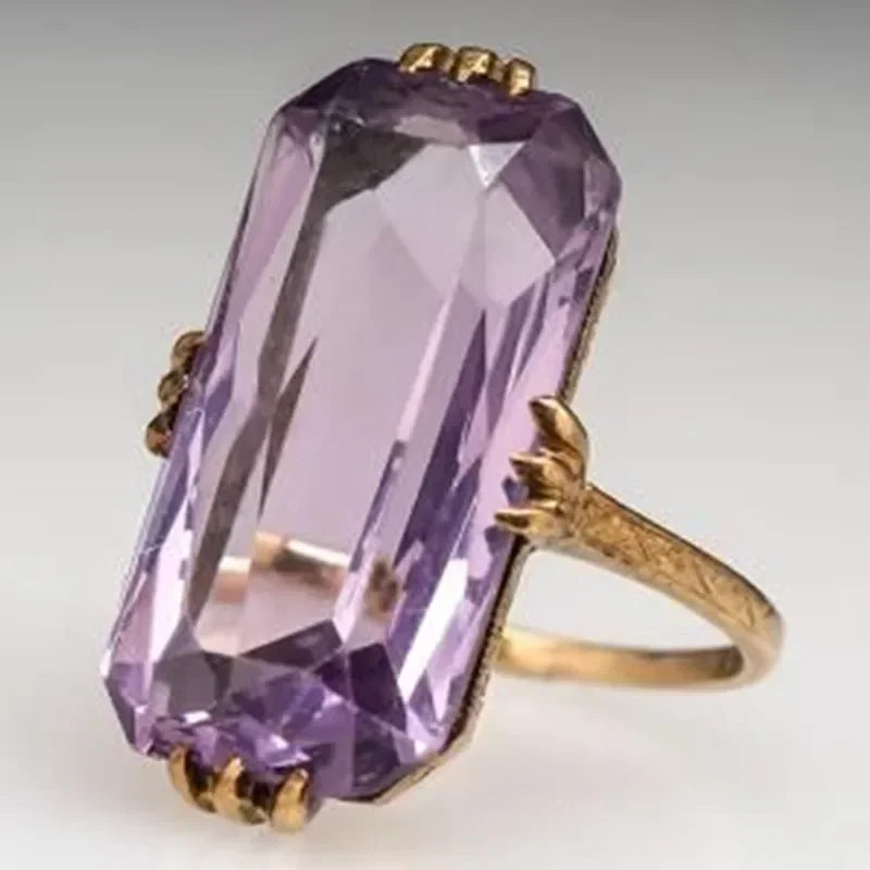 Zenat Sparkling Crystal Zircon Women's Ring