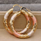 Zenat Golden Pink Earrings Exquisite Daily Wear