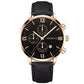Zenat Geneva Wristwatch Alloy Case Leather