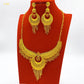Zenat Indian Style Jewelry Set For Women 24K Gold Color