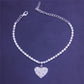 Zenat Rhinestone Chain Anklet for Women