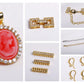 Trendy Earrings Accessories 18K Gold Plated Metal Round Earwires Earring Fasteners Hooks For DIY Women Ear Jewelry Making
