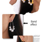Zenat Round Stainless Steel Pearl Earrings for Women