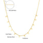 Zenat Golden Chains Necklaces Star Heart Stainless Steel