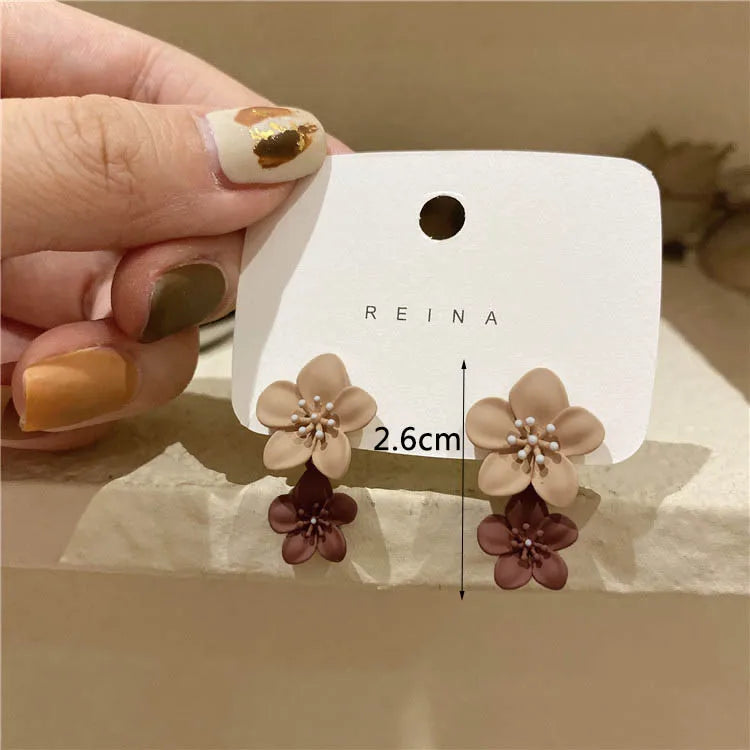 Zenat Brown Beer Bottle Pendant Drop Earrings for Women