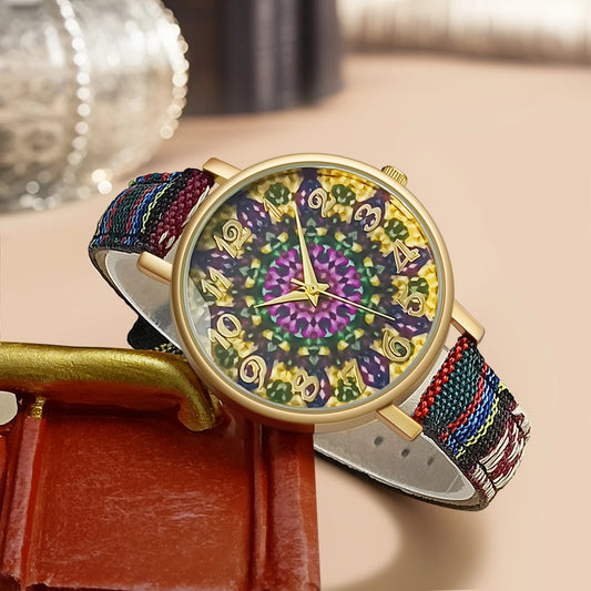 Zenat Watch Luxury Ladies Gift multicolors