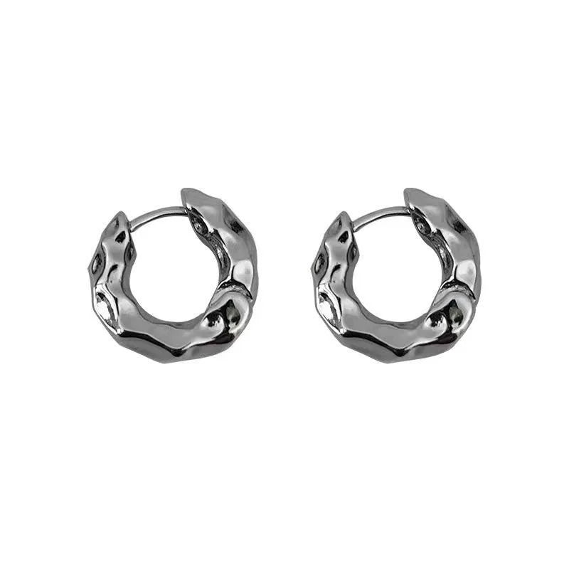 Zenat 925 Sterling Silver Hoop Earrings – Trendy Women