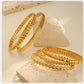 Vnox Romantic Zircon Bracelet For Women No Fading