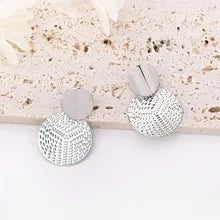 Zenat Bohemian Geometric Round Earrings for Women