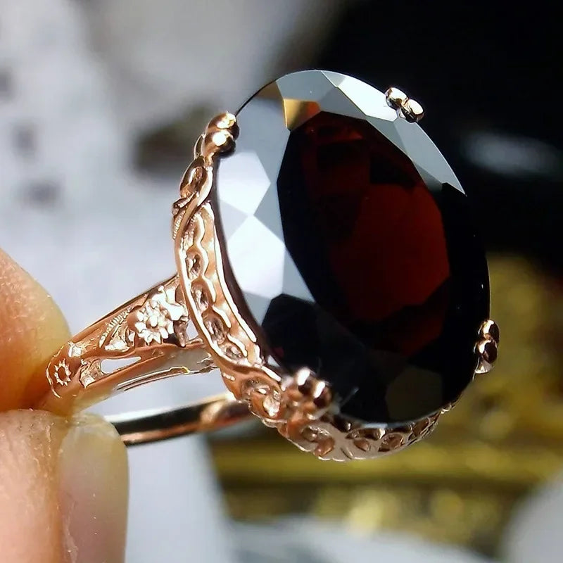 Zenat Sparkling Crystal Zircon Women's Ring