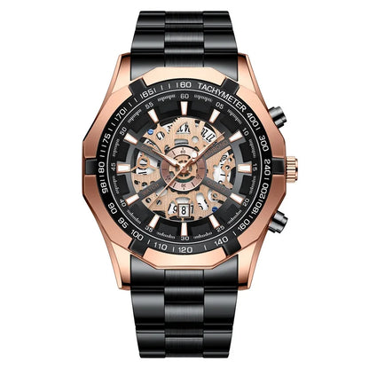Zenat 2025 Luxury Men’s Quartz Stainless Steel Watch