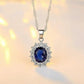 Zenat 925 Sterling Silver Princess Zircon Jewelry Set