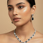 Zenat 3-Piece Crystal Droplet Necklace & Earrings Set