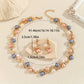 Zenat Luxury Pearl Necklace Leaf Style Set