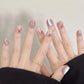 Zenat 24Pcs Glitter Diamond Press-On Nails