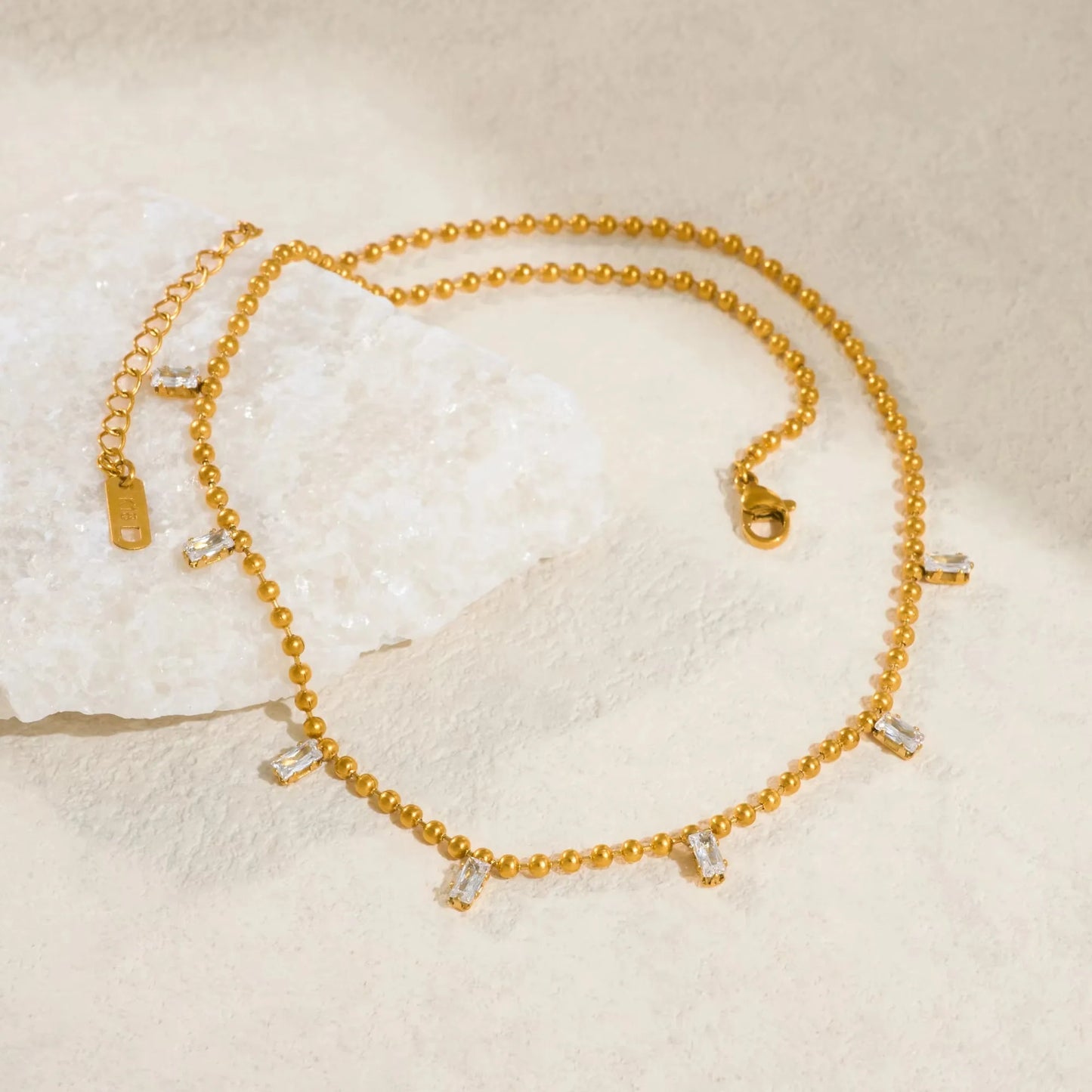 Zenat Tassel 18k Gold Plated Stainless Steel Tarnish Free