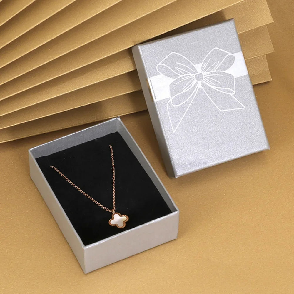 Jewelery Gift Box For Earrings Necklace Rings