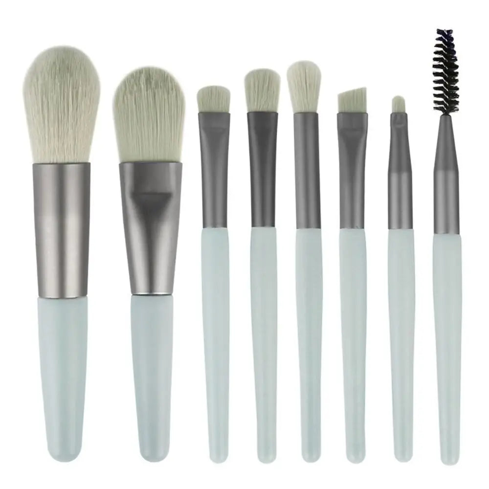 Zenat 8-Piece Premium Makeup Brush Set with Bag