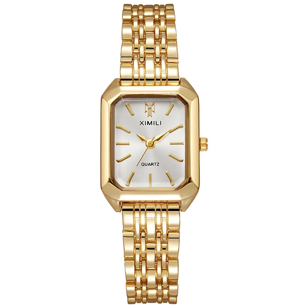 Zenat Gold Luxury Strap Wristwatches
