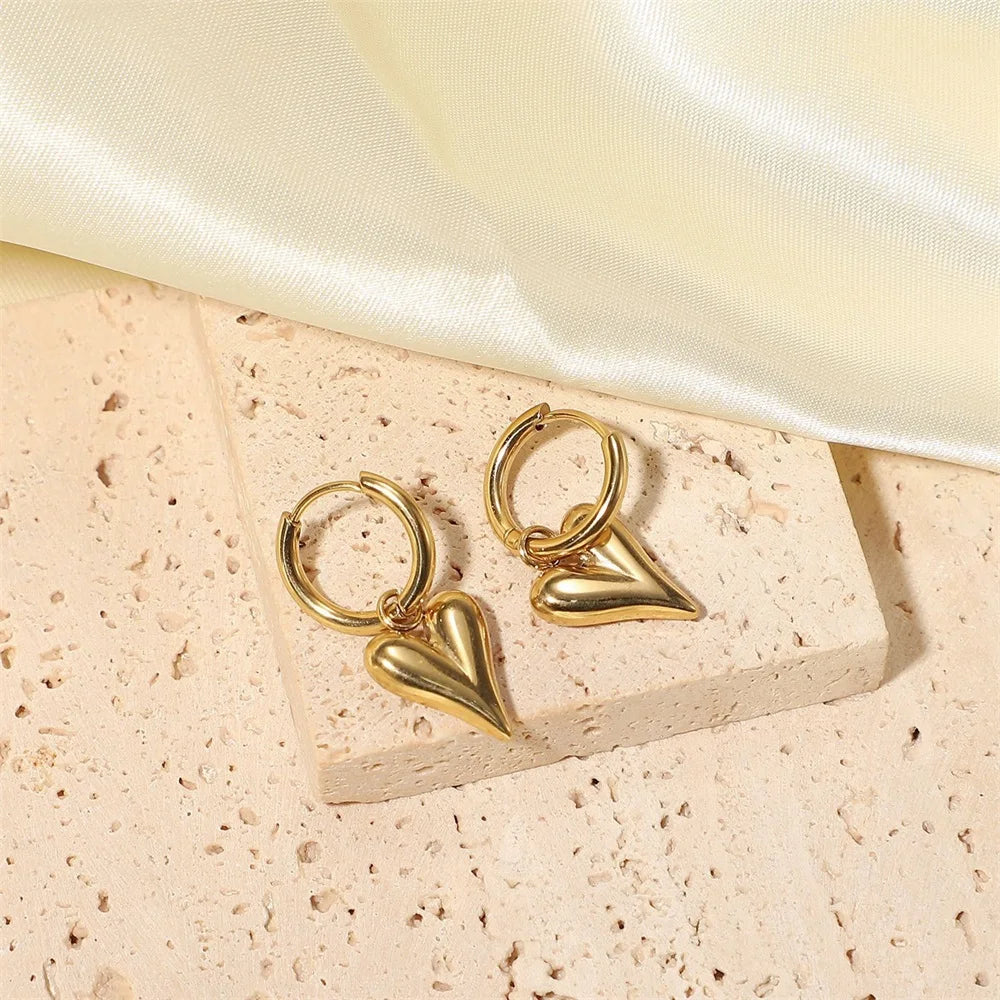 Zenat 316L Stainless Steel Love Necklace Set