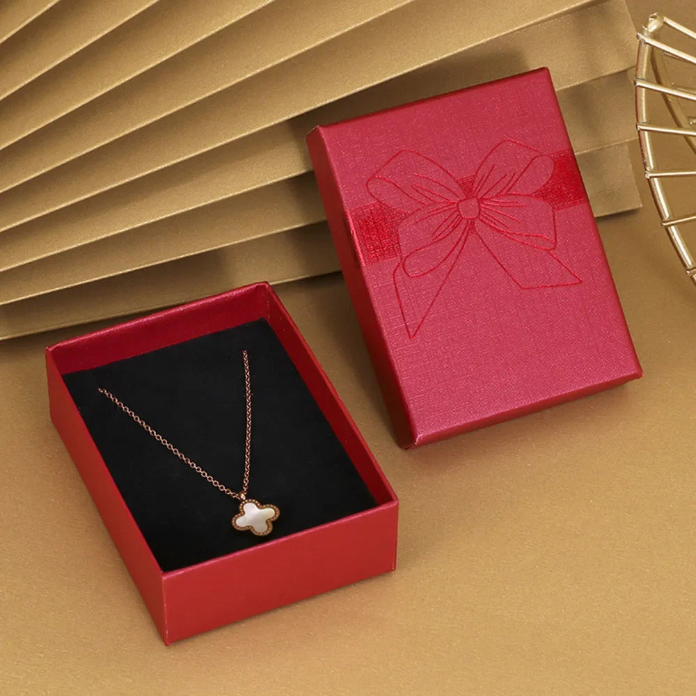 Jewelery Gift Box For Earrings Necklace Rings
