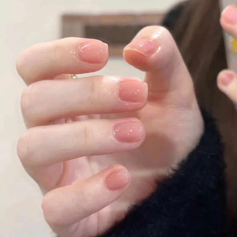 Zenat 24Pcs Glitter Diamond Press-On Nails