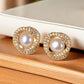 Zenat 4PC Rhinestone & Pearl Jewelry Set