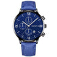 Zenat Geneva Wristwatch Alloy Case Leather