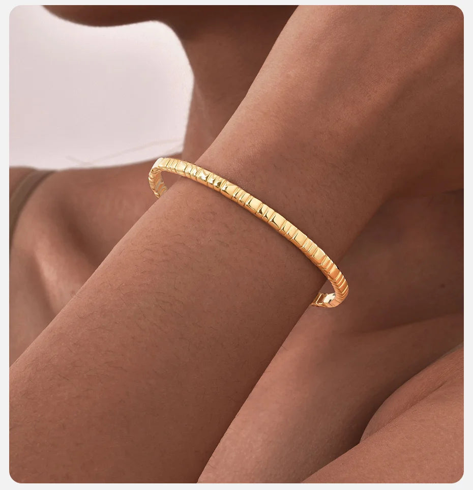 Vnox Romantic Zircon Bracelet For Women No Fading