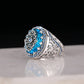 Zenat Sea Blue Cubic Zirconia Women’s Ring