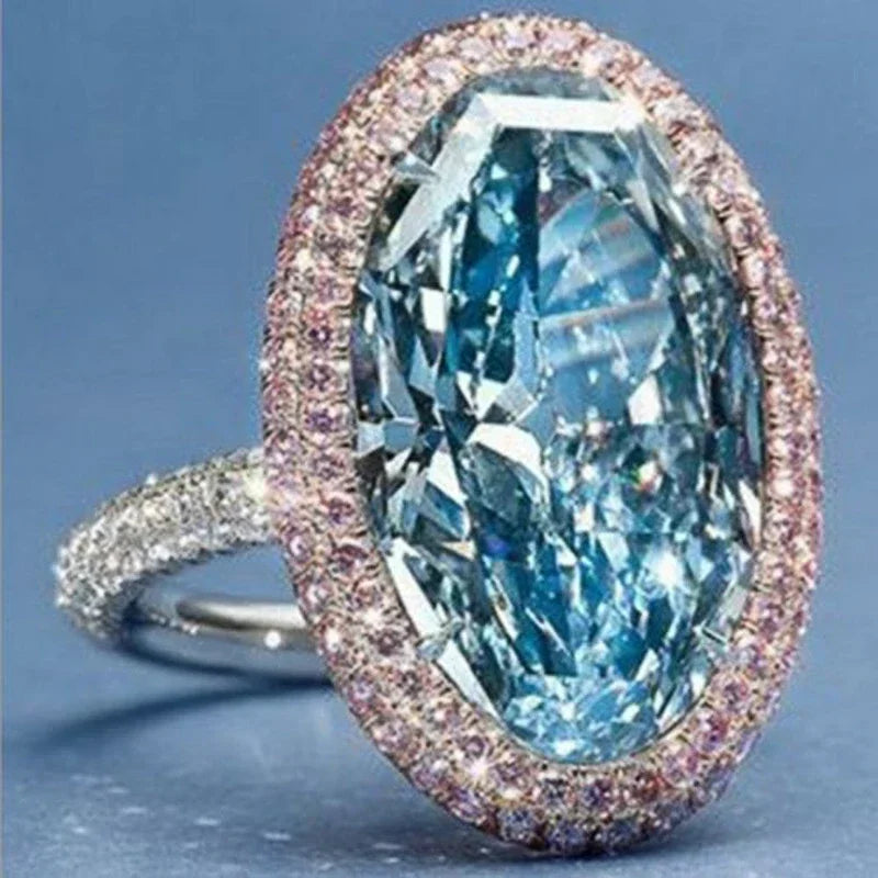 Zenat Sparkling Crystal Zircon Women's Ring