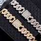 Zenat Iced Out Chunky Cuban Anklet for Women