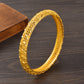 Bangrui 24K Dubai Gold Color Bangles Free Size
