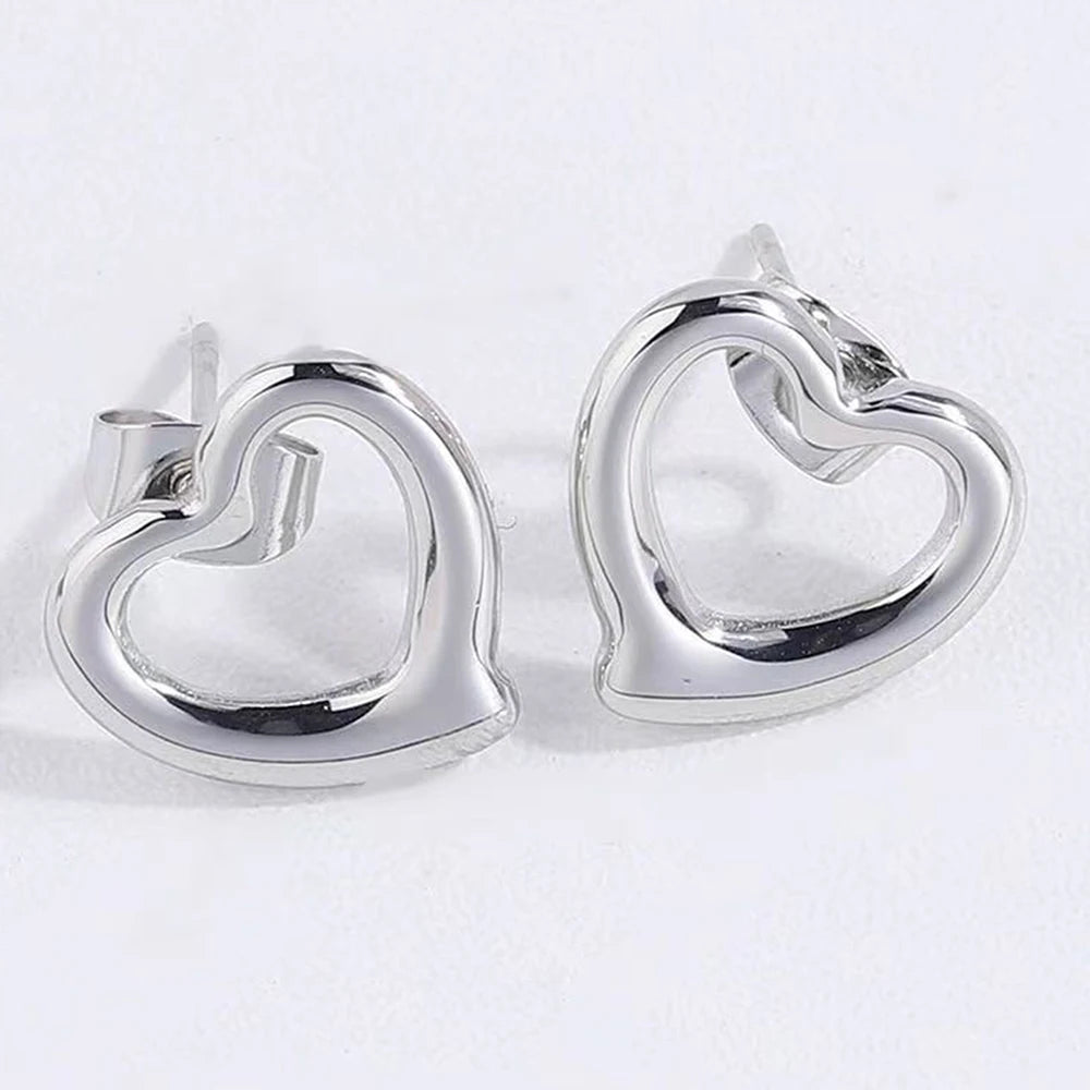 Zenat Love Stainless Steel Bracelet & Necklace Set