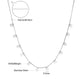 Zenat Golden Star Heart Bohemian Chain Necklace