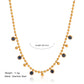 Zenat Vintage Round Zircon Tassel Pendant Necklace