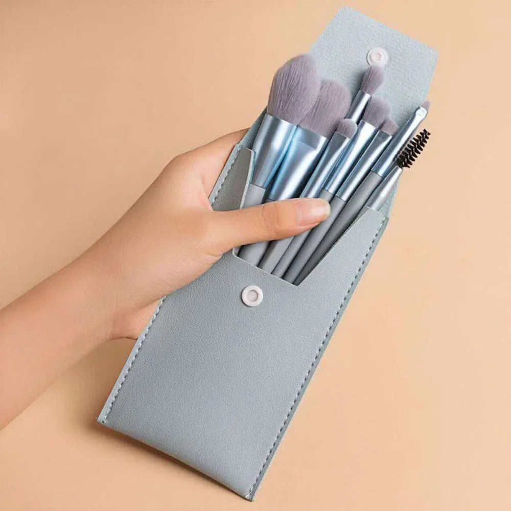 Zenat 8-Piece Premium Makeup Brush Set with Bag
